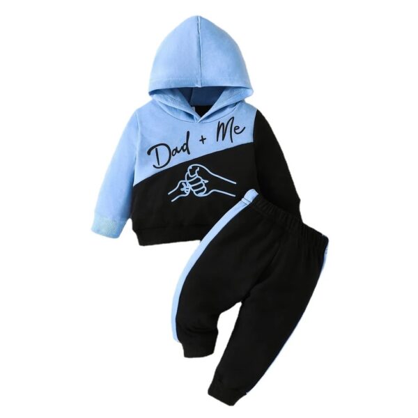 Conjunto unisex Azul/Negro «Dad + Me» - Imagen 2